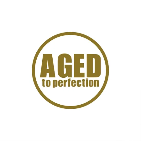 Aged To Perfection White Metal Poster Wall Art Decor Sign