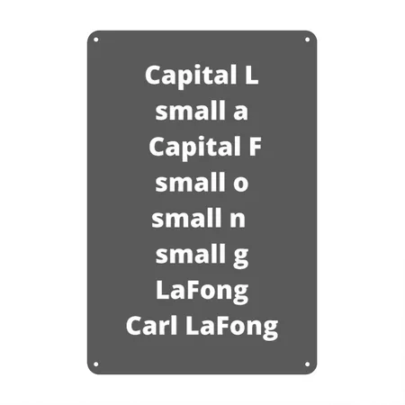 Carl Lafong Deep Heather Metal Poster Wall Art Decor Sign