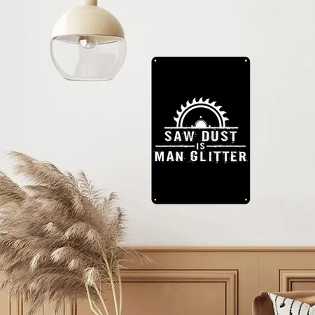 Carpenter Carpenter Black Metal Poster Wall Art Decor Sign