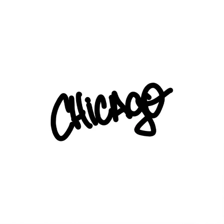 Chicago White Metal Poster Wall Art Decor Sign