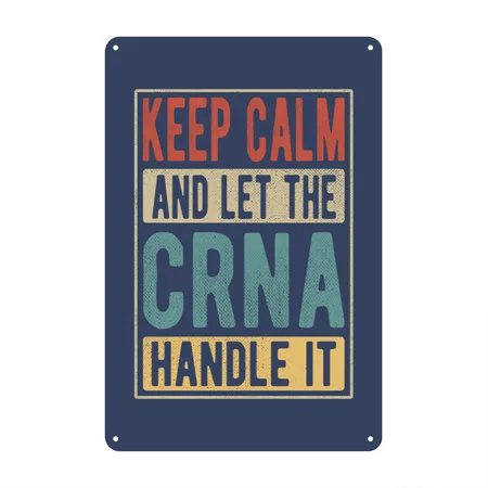 Crna Retro Gift Heather Navy Metal Poster Wall Art Decor Sign