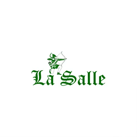 De La Salle Green Archer White/black Metal Poster Wall Art Decor Sign