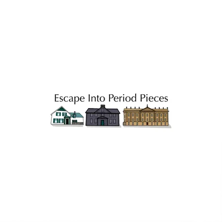 Escape Into Period Pieces Podcast Merch White/charcoal Metal Poster Wall Art Decor Sign