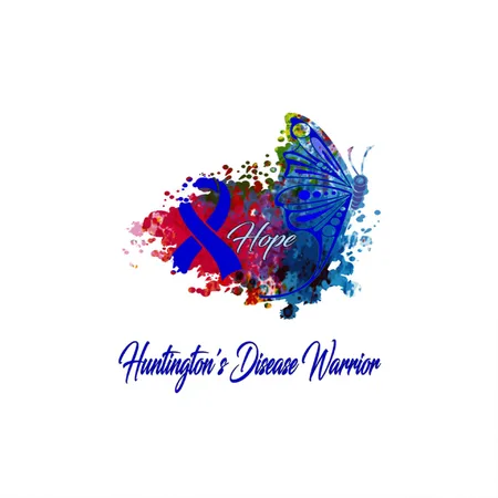Huntington's Disease Awareness White Metal Poster Wall Art Decor Sign
