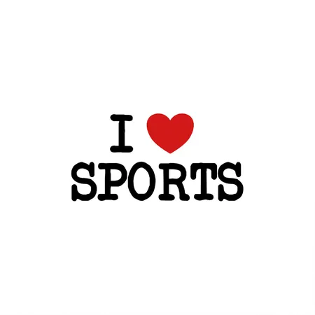 I Love Sports Sport Fitness Perfect Body White Metal Poster Wall Art Decor Sign