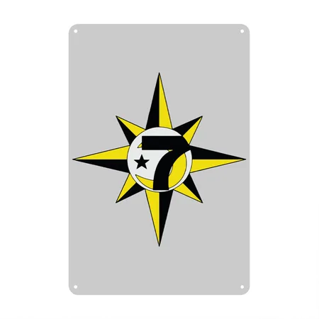Islam Allah 5 Percent Star Nation Of Gods African Heather Gray Metal Poster Wall Art Decor Sign