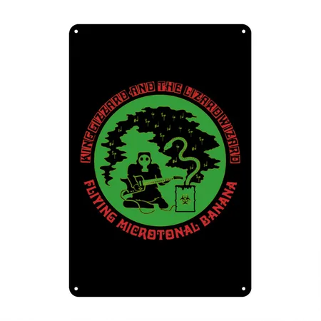 King Gizzard And The Lizard Wizard Black Metal Poster Wall Art Decor Sign