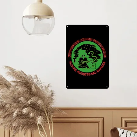 King Gizzard And The Lizard Wizard Black Metal Poster Wall Art Decor Sign