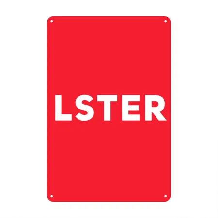 LSTER - Beetlejuice Spell Red Red Metal Poster Wall Art Decor Sign