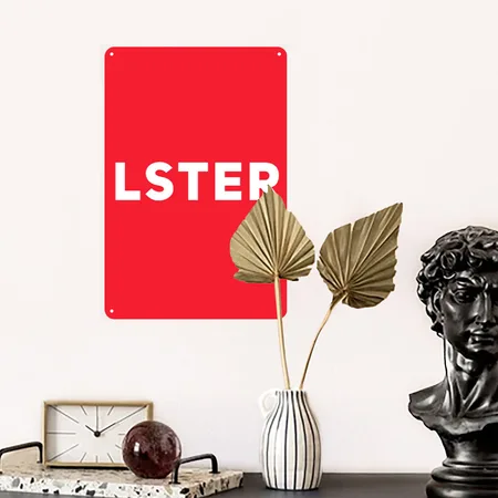 LSTER - Beetlejuice Spell Red Red Metal Poster Wall Art Decor Sign