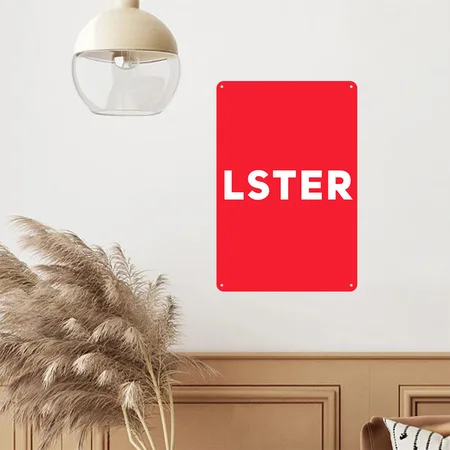 LSTER - Beetlejuice Spell Red Red Metal Poster Wall Art Decor Sign