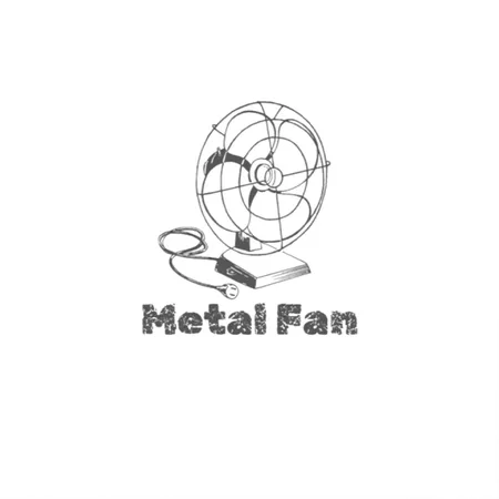 Metal Fan Humorous Heavy Metal White Metal Poster Wall Art Decor Sign