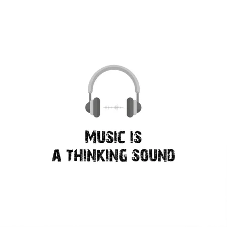 Music Sticker White Matte Metal Poster Wall Art Decor Sign