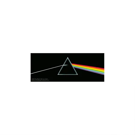 Pink Floyd Prism White/black Metal Poster Wall Art Decor Sign