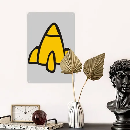 Rocket Power ?regina Heather Gray Metal Poster Wall Art Decor Sign
