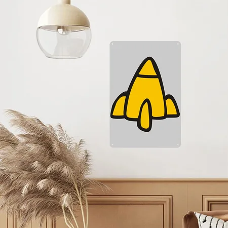 Rocket Power ?regina Heather Gray Metal Poster Wall Art Decor Sign
