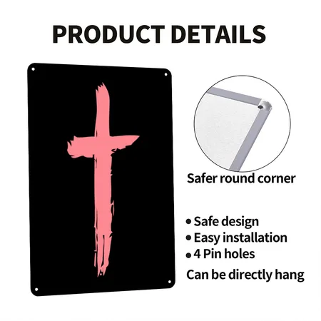 Saint Jhn Black Metal Poster Wall Art Decor Sign