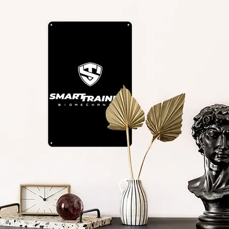 SMARTTRAINING365 OFFICIAL Black Metal Poster Wall Art Decor Sign
