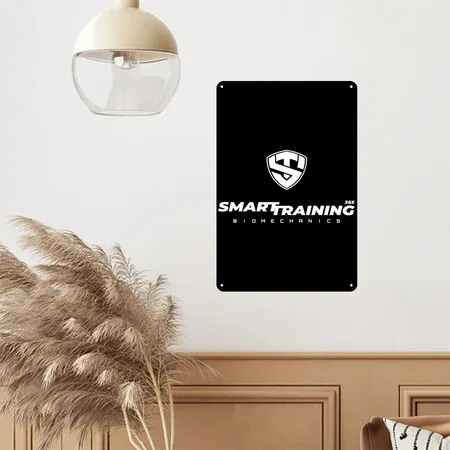 SMARTTRAINING365 OFFICIAL Black Metal Poster Wall Art Decor Sign