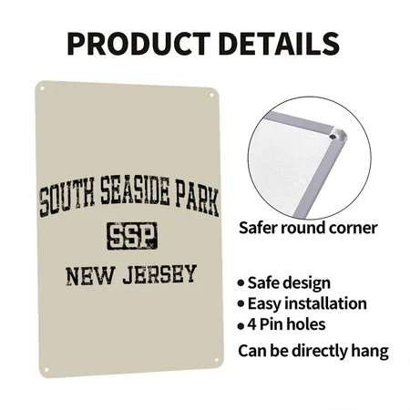 SSP Vintage B Khaki Metal Poster Wall Art Decor Sign