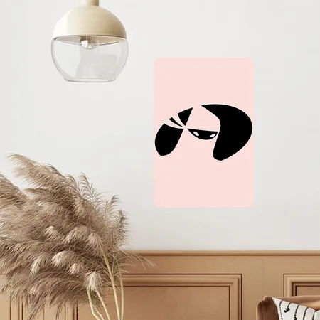 Tadashi Hamada Big Hero 6 Blush Pink Metal Poster Wall Art Decor Sign