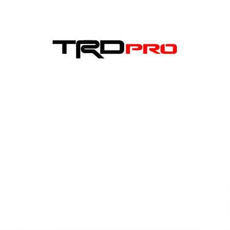 TRD PRO White/charcoal Metal Poster Wall Art Decor Sign