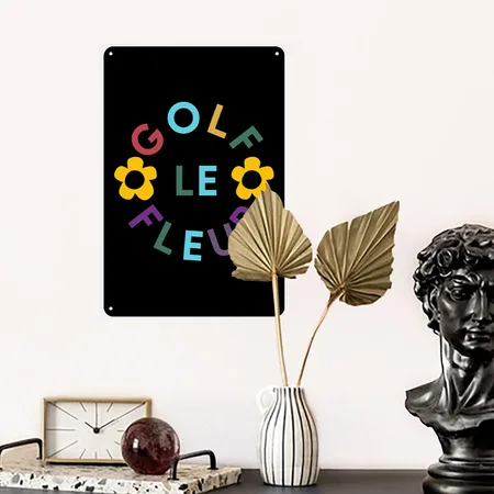 Tyler The Creator Golf Classic Black Metal Poster Wall Art Decor Sign