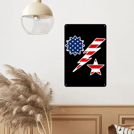 Veteran Gift-army Ranger 75th Ranger Regiment Us F Black Metal Poster Wall Art Decor Sign
